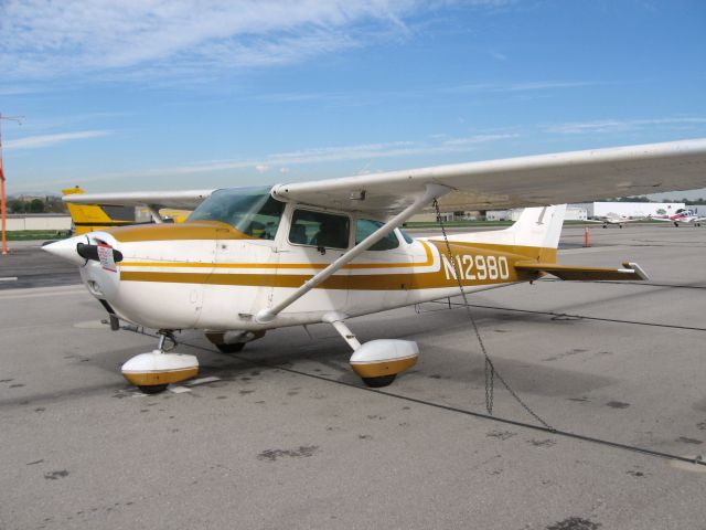 Cessna Skyhawk (N12980) - Parked at Fullerton