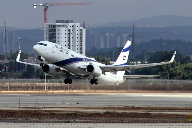 Boeing 737-800 (4X-EHI) - 05/11/2020:  Flight to Kyiv (KBP) after lift-off runway 26.