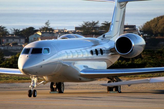 Gulfstream Aerospace Gulfstream G650 (N650RR) - KMRY - AT&T Pro Am weekend.2015