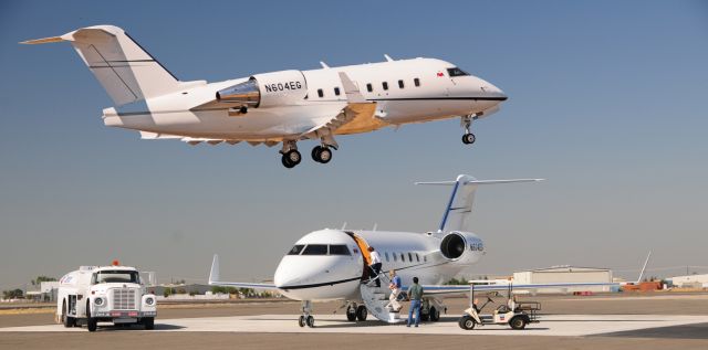 Canadair Challenger (N604EG) - N604EG 2005 BOMBARDIER CL-600-2B16 -  at KMCE