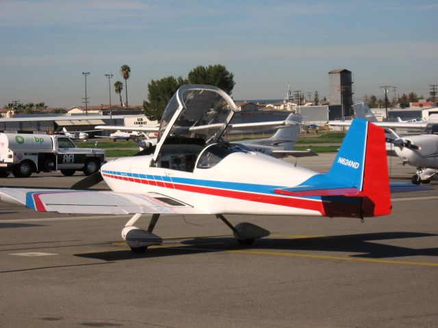 Vans RV-6 (N624ND) - Parked at Fullerton