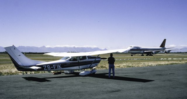 Cessna Skylane (ZS-FIK) - From an old slide, 1997.