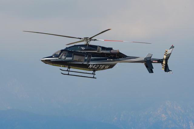 Bell 427 (N427BW) - Watched this Bell 427 land at Guardian Jet Center at KONT.