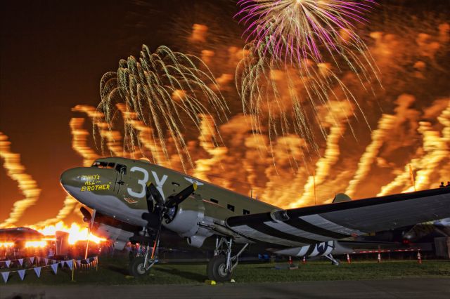 Douglas DC-3 (N47TB) - C-47A/DC-3C at AirVenture 2019 in Oshkosh.