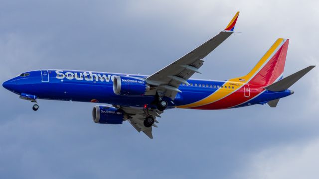 Boeing 737 MAX 8 (N8812Q) - The first 737 MAX I've shot, sad it wasn't in great light (3 June, 2021)