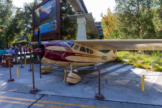 Cessna 190 (N515GP) - This Cessna 190 is preserved at Disney's California Adventure in Anaheim California.