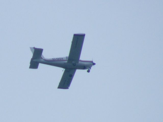 EI-DOY — - EI-DOY PZL KOLIBER 150A   MSN 04940072 OF LIMERICK FLYING CLUB IN COONAGH IN LIMERICK CITY  DATE OF REG IS 06-09-06 MANUFACTURER IS PZL WARSAWIAOKE  SEEN FLYING PAST EINN 06-03-11