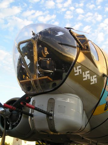 Boeing B-17 Flying Fortress — - Dawn on the Collings Foundation B-17, 7-12-08