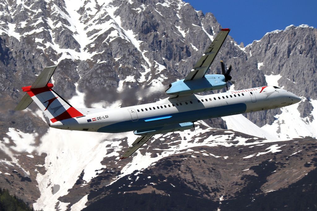 de Havilland Dash 8-400 (OE-LGI) - Austrian Dash 8 Farewell event at Innsbruck