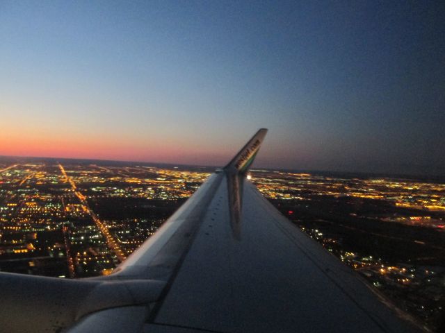 Boeing 737-700 — - Departing CYYZ on a beautiful spring evening. What a show! <3 :)