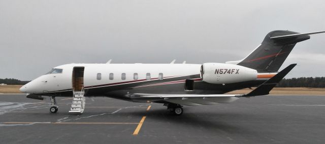 Bombardier Challenger 300 (N574FX) - Challenger 300 at Orange 3-29-18