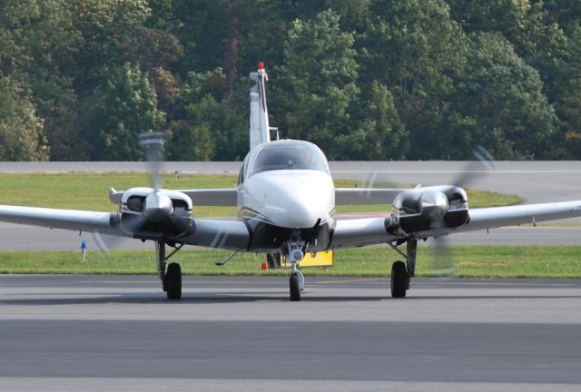 Beechcraft 55 Baron (N592SS) - SSI EQUIPMENT LLC at KJQF - 10/10/14