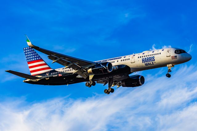 Boeing 757-200 (N629NP) - I haven’t posted on FlightAware in nearly two years, so I thought it’d be nice to go back to my roots and put up some of my best work from 2024 on here! If you enjoy my work, follow me @phxplanepics on Instagram!