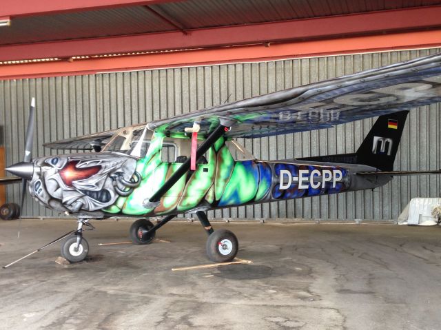 Cessna 152 (D-ECPP) - This aircraft is available for aerobatic training at EDMA (Augsburg, Germany). Photo courtesy of Alfred Obermaier, CFI.