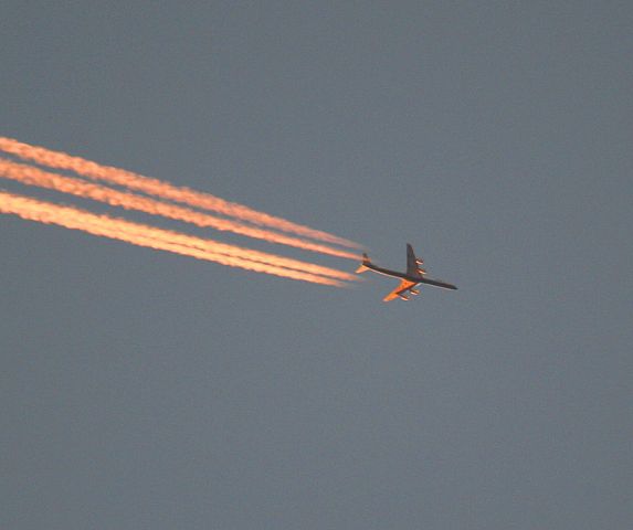 McDonnell Douglas DC-8-60 — - An ATI International DC-8-63 flying high above Arkansas. Photo by Paul Braymen.