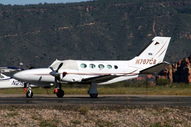 Cessna Conquest 1 (N707CB) - On a visit from Sunriver OR on 26-Oct-10.