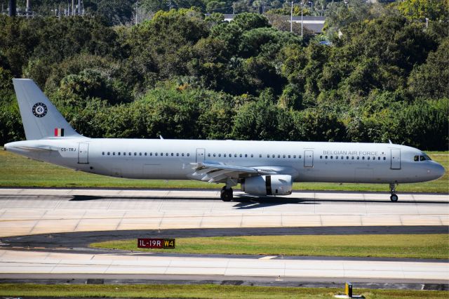 Airbus A321 (CS-TRJ) - Belgian Air Force (Belgian Air Component)br /Airbus A321-200 (VIP Transport) / Callsign: BAF632br /Route: Andrews AFB (KADW) to Tampa Intl (KTPA)