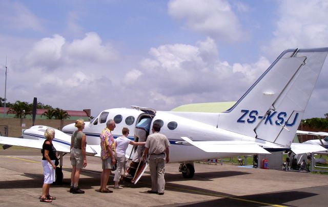Cessna 421 (ZS-KSJ) - At Richards Bay (FARB), South Africa.