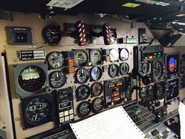 McDonnell Douglas MD-82 (N472AA) - pre flight in the cockpit.