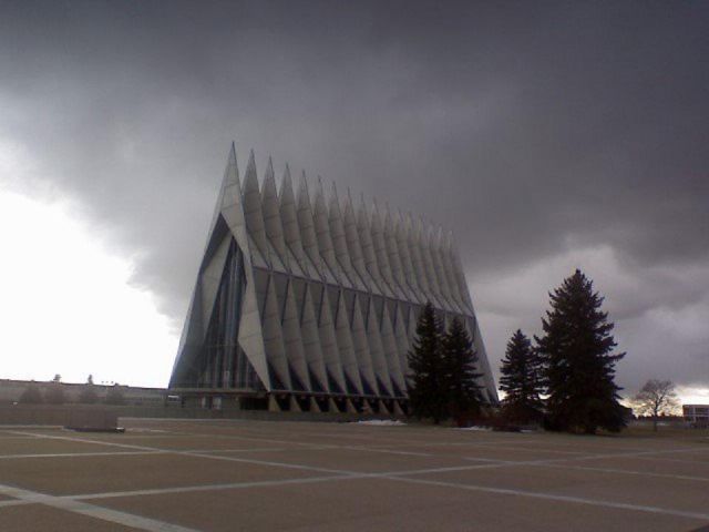 — — - Air Force Academy Chapel