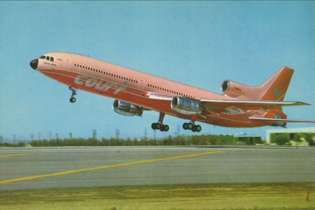 Lockheed L-1011 TriStar (G-BAAB) - SCANNED FROM POSTCARDbr /COURTLINE