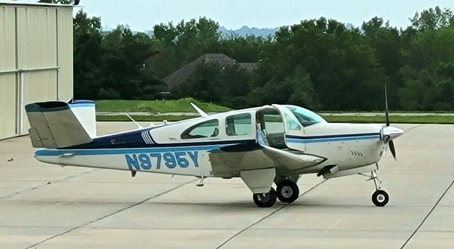 Beechcraft 35 Bonanza (N9795Y) - 8-29-21