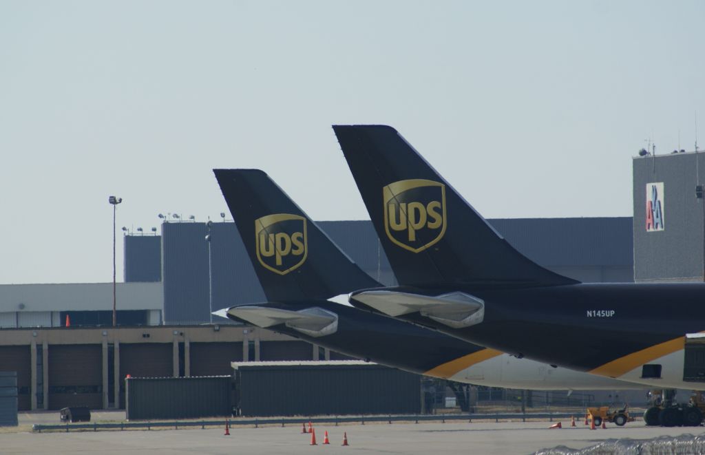 Airbus A300F4-600 (N145UP) - UPS Planes at the DFW hub.