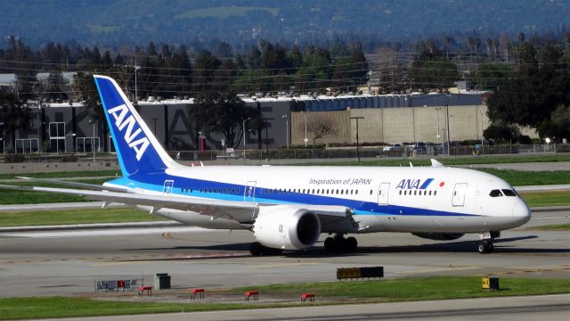 Boeing 787-8 (JA828A) - JA828A / Boeing 787-8 Dreamliner br /2015-03-01 NH172 Tokyo (NRT)-->San Jose (SJC) 17:51JST-->Landed 10:04