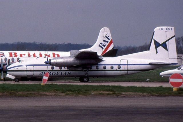 TG-ASA — - Ex G-BCWE, this aircraft flew in Guatemala for a number of years before being withdrawn from use and stored by the mid 1990s. Photographed at Southend in 1988 before delivery to Aerovias.