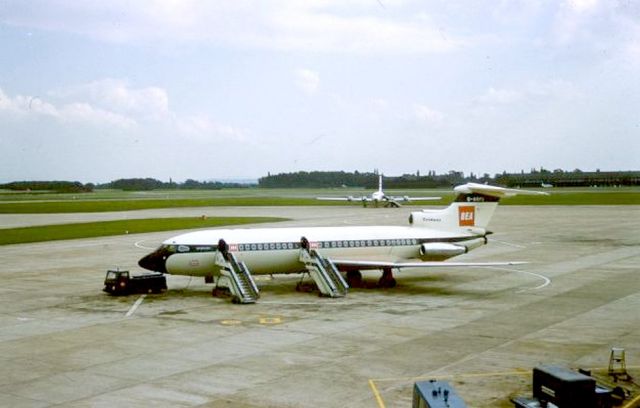 — — - Very old pictures at Manchester Ringway Airport