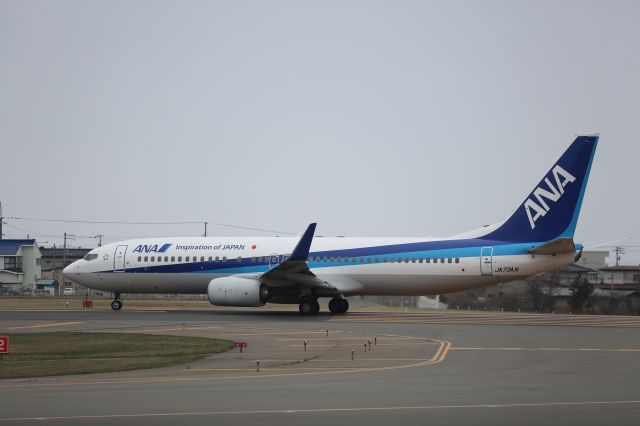 Boeing 737-800 (JA73AN) - 17 April 2016:HKD-ITM.