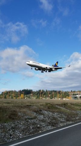 Boeing MD-11 (D-ALCE) - Final to 16R