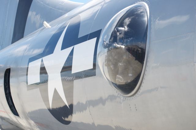 NX529B — - B-29 Fifi visits Charleston, SC - Sight blister