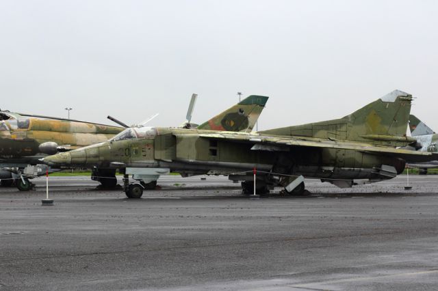 MIKOYAN MiG-27 Bahadur (N710) - MiG-23BN Flogger F ex NVA 710 later 20+51 Luftwaffe museum Gatow (EDBG) Berlin Oct 2014.