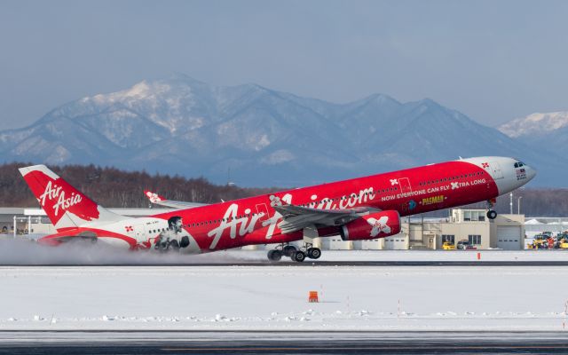 Airbus A330-300 (9M-XXP) - AirAsia X Malaysia [D7/XAX] / Airbus A330-343Xbr /“Manny Pacquiao Livery”br /Jan.07.2018 New Chitose Airport [CTS/RJCC] JAPAN