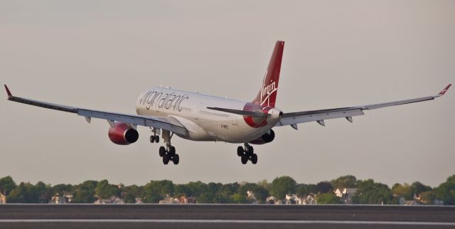 Airbus A330-300 (G-VNYC) - Uptown Girl from behind on FlightAware.Com !
