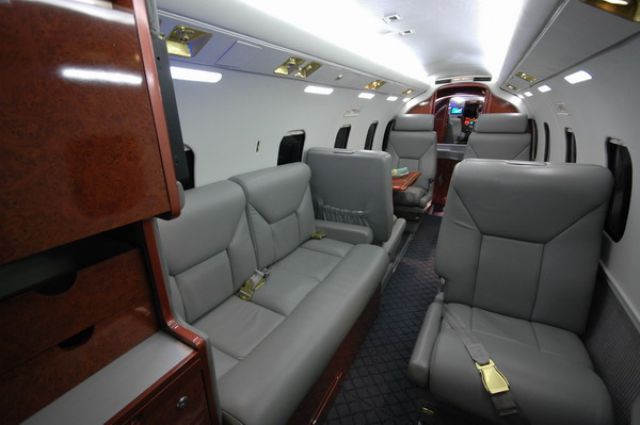 N500BJ — - Westwind I Custom flat sidewall interior July 2008