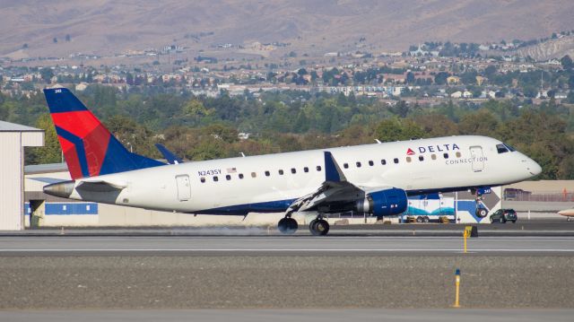 Embraer 175 (N243SY) - DAL3737/SKW3737 SLC-RNO