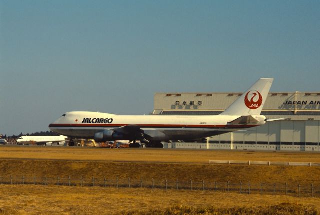 Boeing 747-200 (JA8151) - Departure at Narita Intl Airport Rwy34 on 1987/02/01