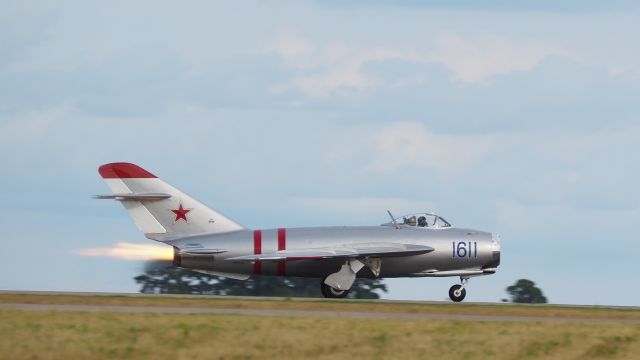 N217SH — - Randy Ball's MIG17, Camp V Airshow, July 1, 2022.  This aircraft is based at Tyler Pounds Field, Tyler, Texas