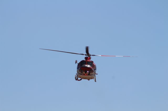 Bell 412 (N807JS) - APPROACH KMYF