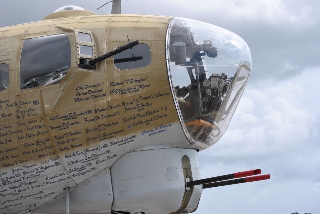 — — - B-17 nose .. Boca Raton Jan 2017