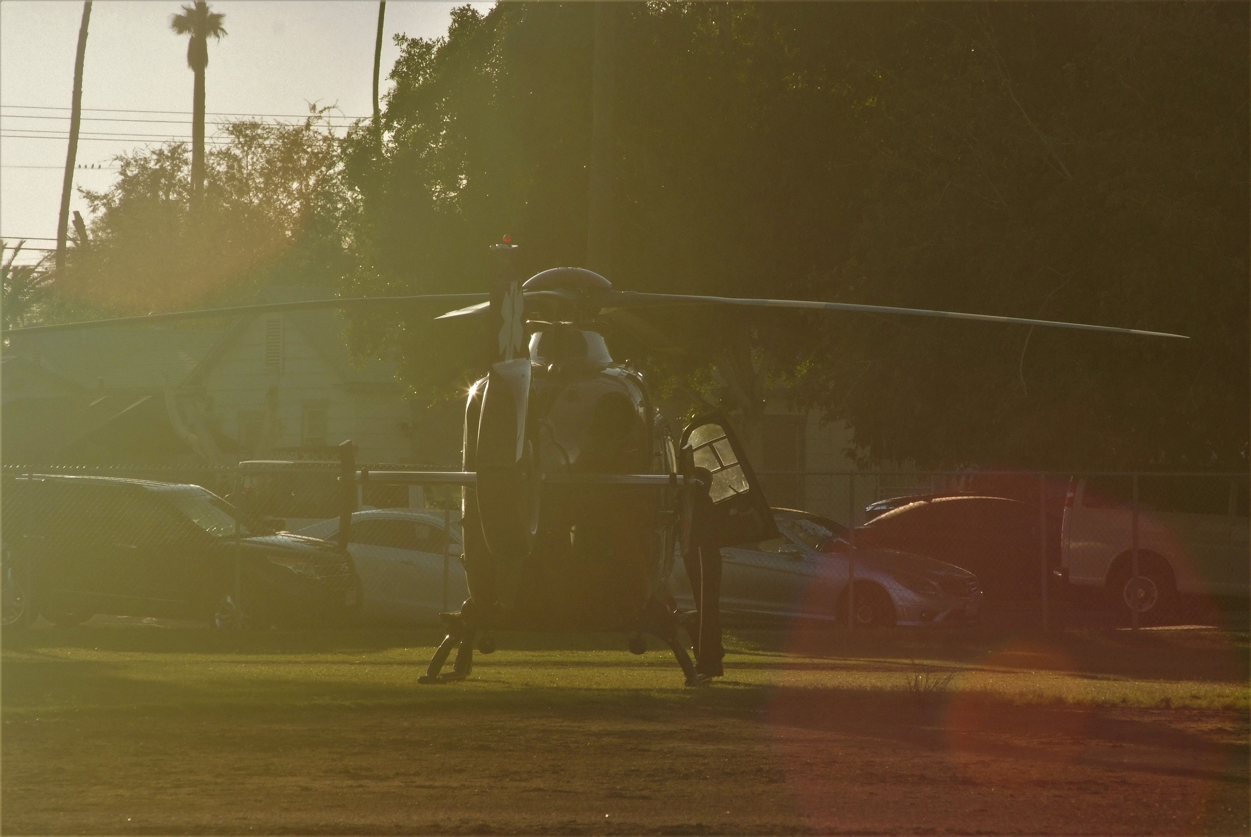 Eurocopter EC-635 (N37RX) - THAT DAY IT WAS A DEMO FOR SCHOOL KIDS.