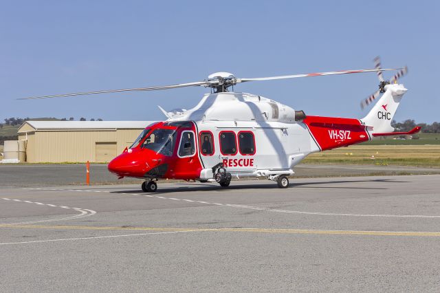 BELL-AGUSTA AB-139 (VH-SYZ) - CHC Australia (VH-SYZ) AgustaWestland AW139 taxiing at Wagga Wagga Airport