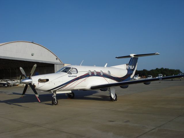 Pilatus PC-12 (N718JP) - Photo taken 7-11-09.