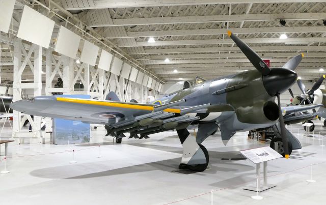 CAW235 — - Hawker Typhoon Mk. IB.br /Photo taken on June 27, 2019 at Hendon Museum in London.