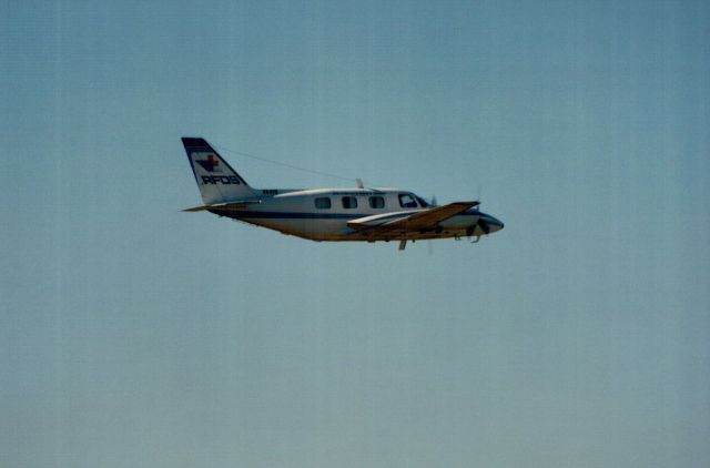 Piper Navajo (VH-HFD) - Piper Mojave VH-HFD departing runway 14R Launceston.br /Aircraft was purchased by the RFDS Tasmanian Section in 1993, from the RFDS in West Australia.