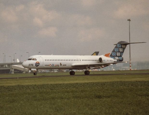 Fokker 100 (PH-MKH) - Fokker 100 with test reg.