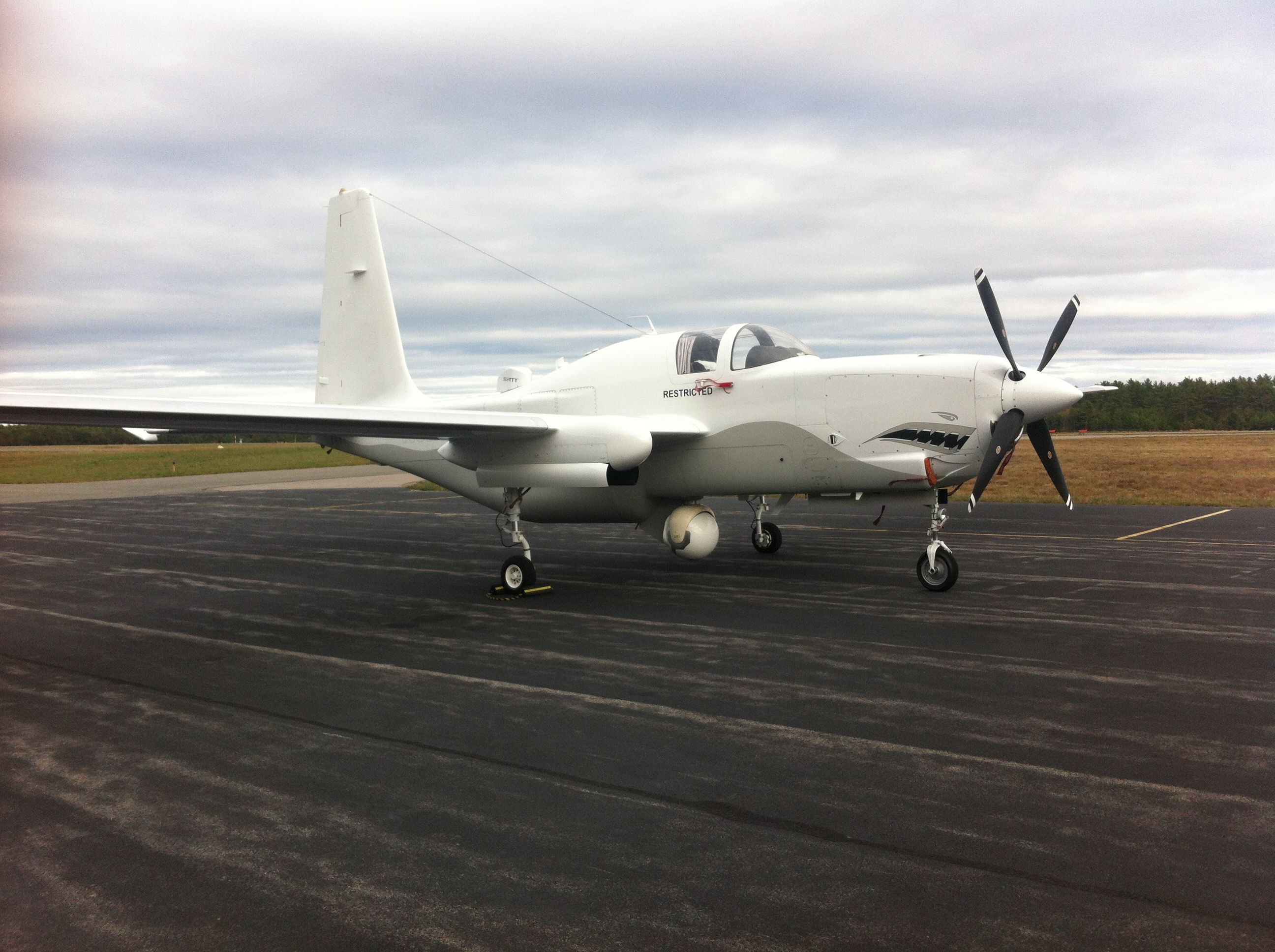 UNK — - Grob Egret turboprop visitor to KPYM-- note, I could not get FA to recognize Grob Egret