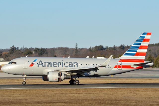 Airbus A319 (N9017P) - American 1780 from Charlotte 